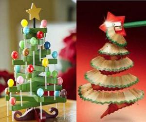 Puzzle Χριστουγεννιάτικα δέντρα, πρωτότυπα